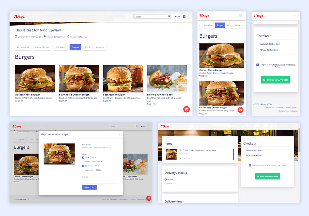 الميزات للمطاعم |
سهل الإستخدام و يغطي متطلبات المطعم